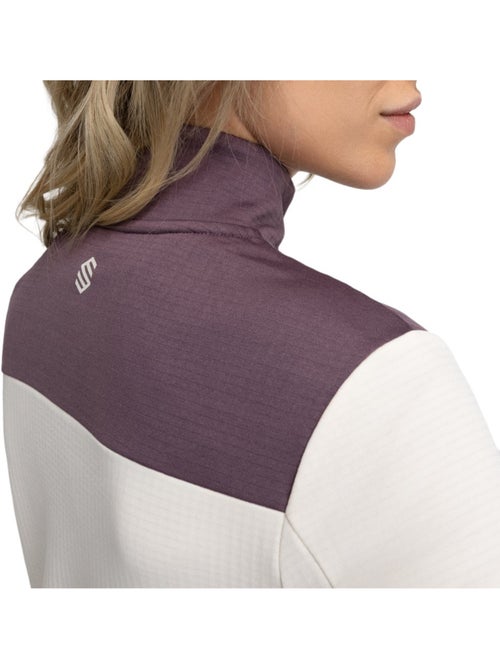 Camisola de bikepacking com meio fecho zipper para mulher - Kiabi