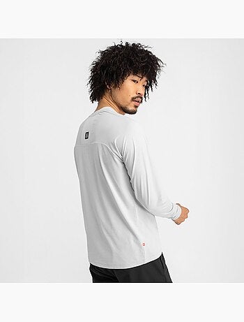 Camisola de caminhada de manga comprida para homem