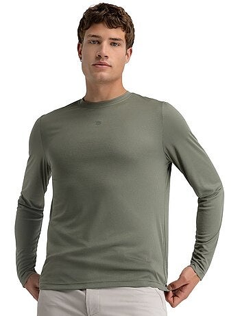 Camisola de caminhada de manga comprida para homem