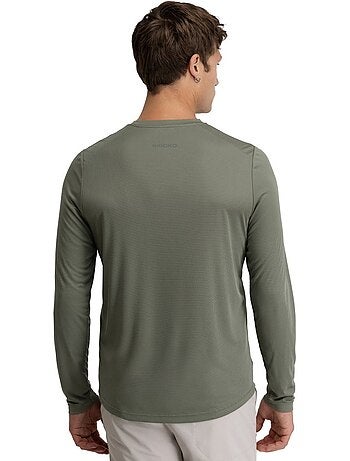 Camisola de caminhada de manga comprida para homem