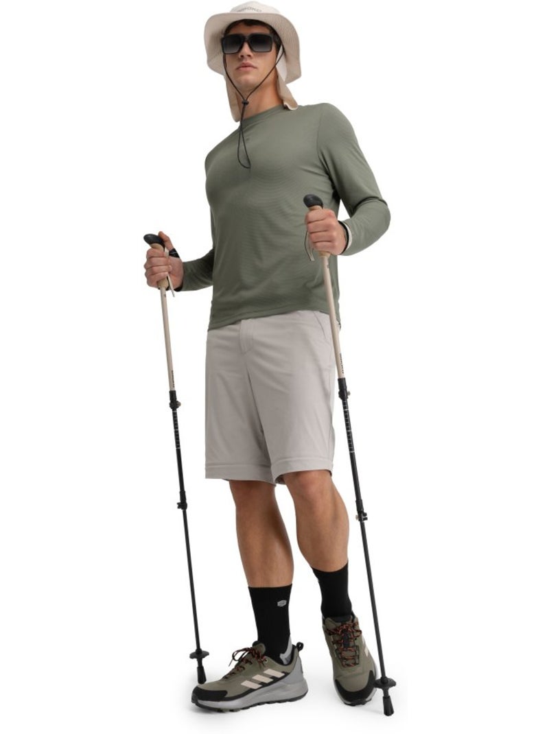 Camisola de caminhada de manga comprida para homem Verde - Kiabi
