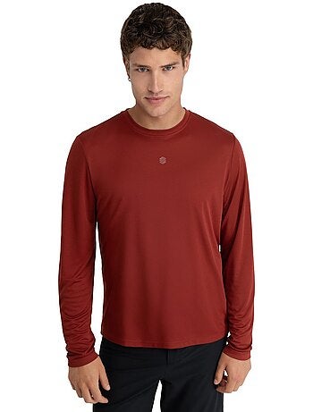 Camisola de caminhada de manga comprida para homem