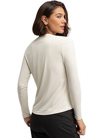 Camisola de caminhada de manga comprida para mulher