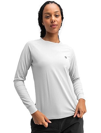 Camisola de caminhada de manga comprida para mulher
