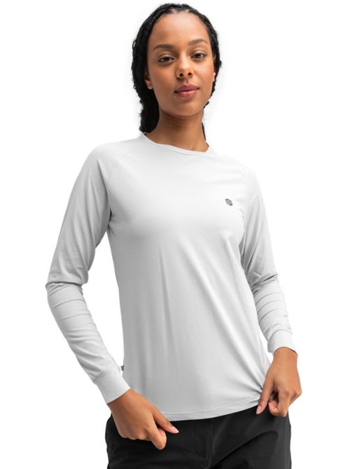 Camisola de caminhada de manga comprida para mulher - Kiabi
