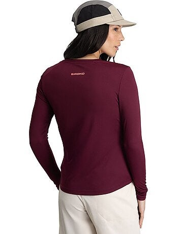 Camisola de caminhada de manga comprida para mulher