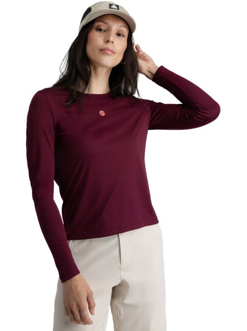 Camisola de caminhada de manga comprida para mulher - Kiabi