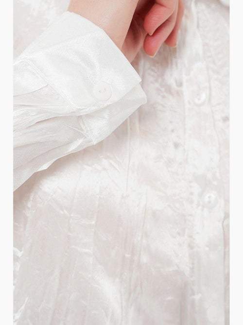 Camisola de cetim amarrotado 20316 bdart - Kiabi Camisola de cetim amarrotado 20316 bdart - Kiabi