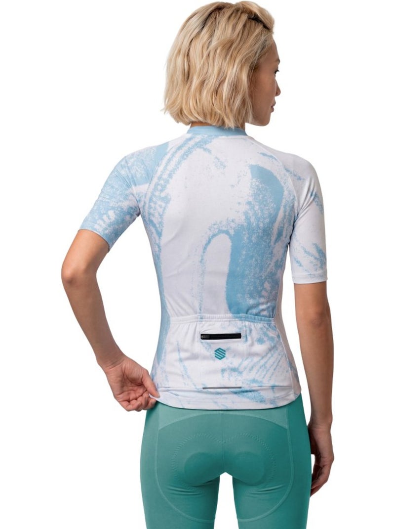 Camisola de ciclismo biodegradável para mulher Branco - Kiabi