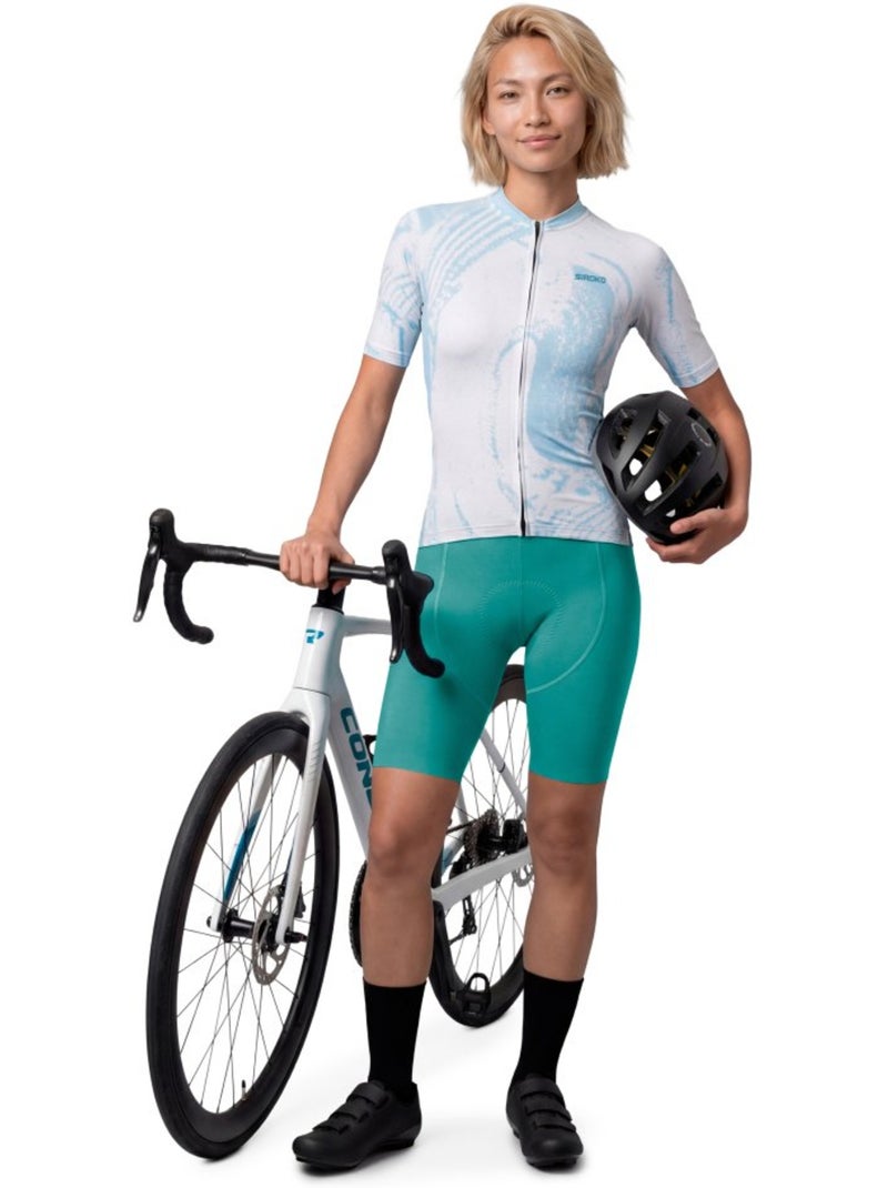 Camisola de ciclismo biodegradável para mulher Branco - Kiabi