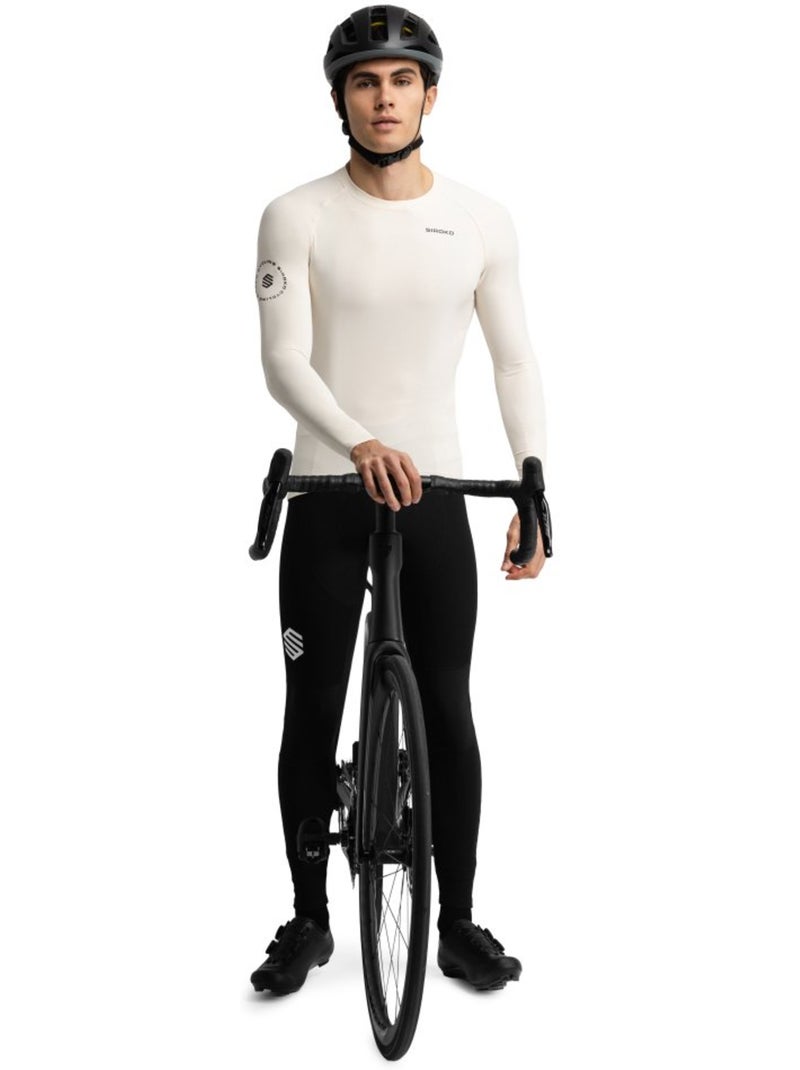 Camisola de ciclismo de manga comprida homem Bege - Kiabi