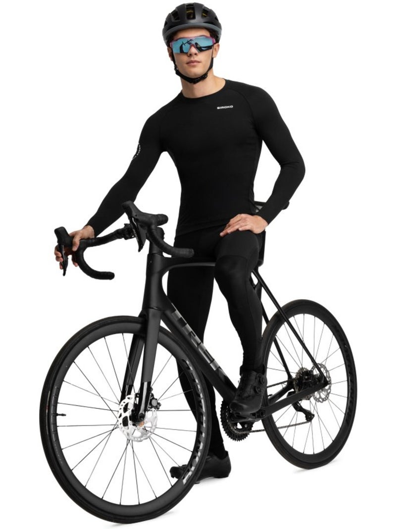 Camisola de ciclismo de manga comprida homem Preto - Kiabi