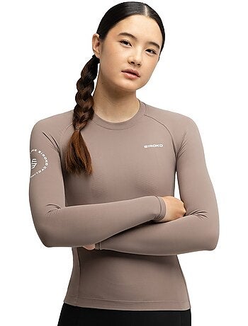 Camisola de ciclismo de manga comprida mulher