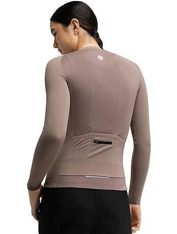 Camisola de ciclismo de manga comprida mulher