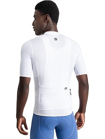 Camisola de ciclismo de manga curta em tecido reciclado para homem