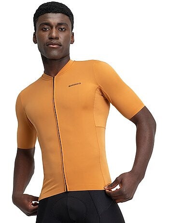 Camisola de ciclismo de manga curta em tecido reciclado para homem