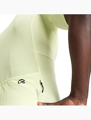 Camisola de ciclismo de manga curta em tecido reciclado para homem