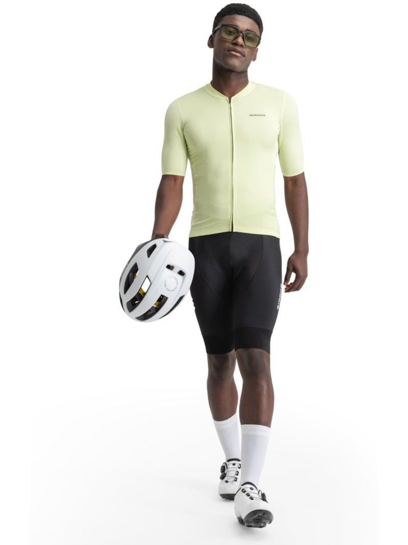 Camisola de ciclismo de manga curta em tecido reciclado para homem Verde - Kiabi