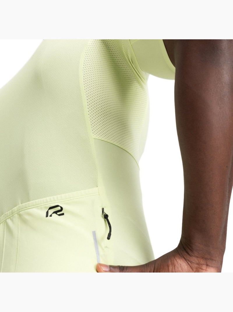 Camisola de ciclismo de manga curta em tecido reciclado para homem Verde - Kiabi
