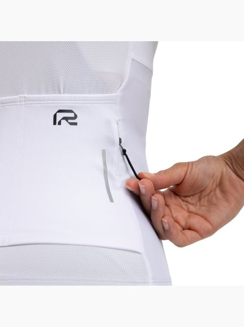 Camisola de ciclismo de manga curta em tecido reciclado para mulher - Kiabi