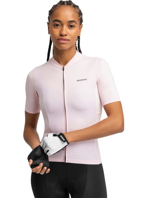 Camisola de ciclismo de manga curta em tecido reciclado para mulher - Kiabi