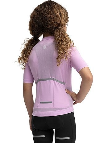 Camisola de ciclismo de manga curta para rapariga