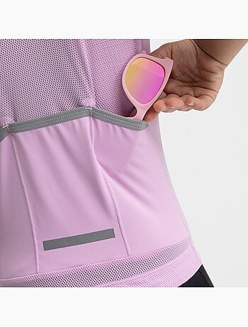 Camisola de ciclismo de manga curta para rapariga