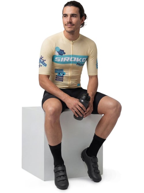 Camisola de ciclismo em malha de manga curta para homem - Kiabi