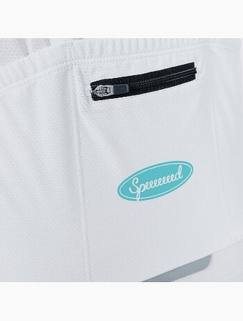 Camisola de ciclismo em malha de manga curta para homem