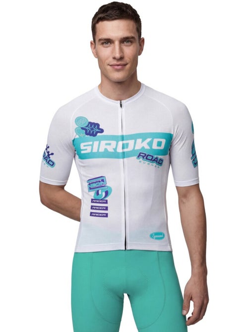 Camisola de ciclismo em malha de manga curta para homem - Kiabi
