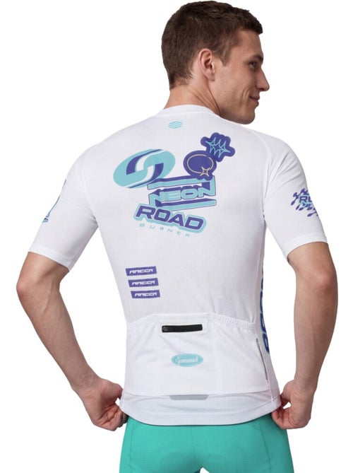 Camisola de ciclismo em malha de manga curta para homem - Kiabi
