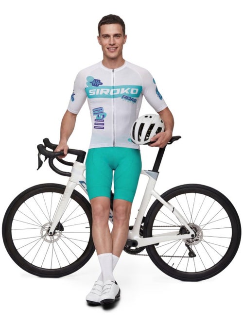 Camisola de ciclismo em malha de manga curta para homem - Kiabi