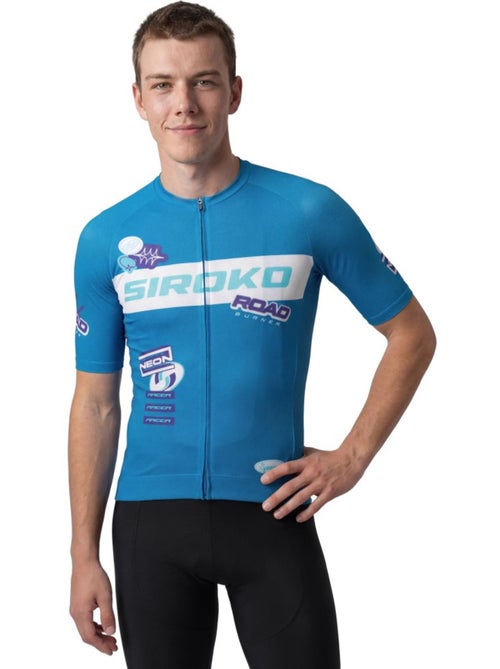 Camisola de ciclismo em malha de manga curta para homem - Kiabi