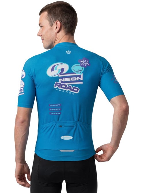 Camisola de ciclismo em malha de manga curta para homem - Kiabi
