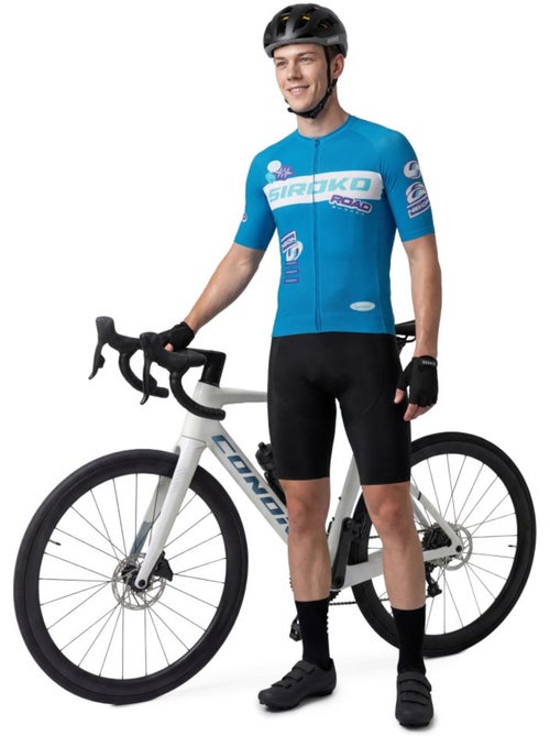 Camisola de ciclismo em malha de manga curta para homem - Kiabi