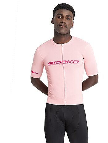 Camisola de ciclismo em malha de manga curta para homem