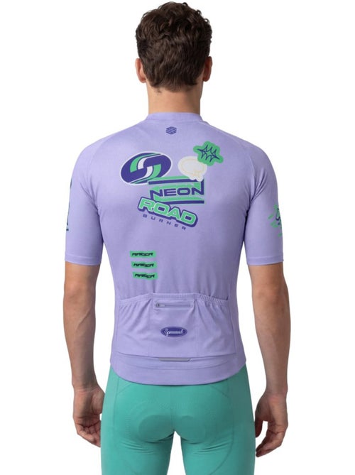 Camisola de ciclismo em malha de manga curta para homem - Kiabi