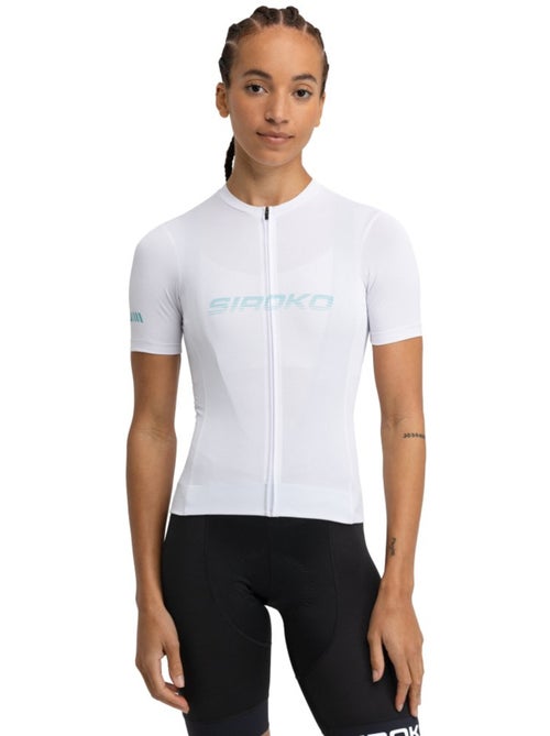 Camisola de ciclismo em malha de manga curta para mulher - Kiabi