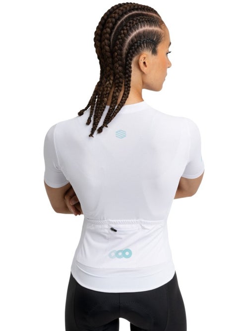 Camisola de ciclismo em malha de manga curta para mulher - Kiabi