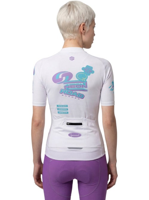 Camisola de ciclismo em malha de manga curta para mulher - Kiabi