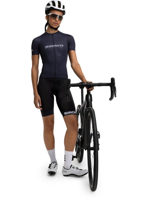Camisola de ciclismo em malha de manga curta para mulher - Kiabi