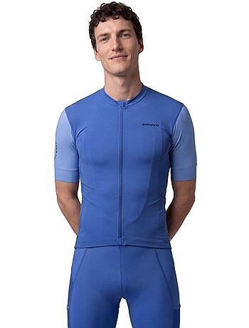 Camisola de ciclismo gravel de manga curta para homem
