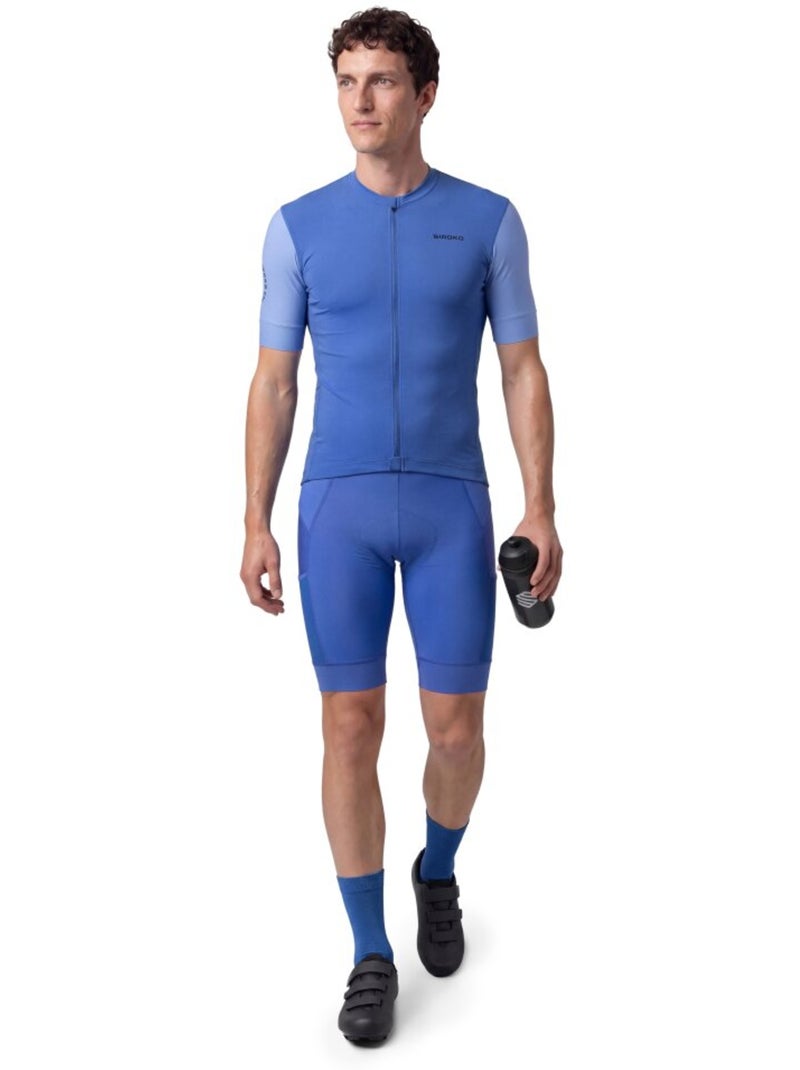 Camisola de ciclismo gravel de manga curta para homem Azul - Kiabi