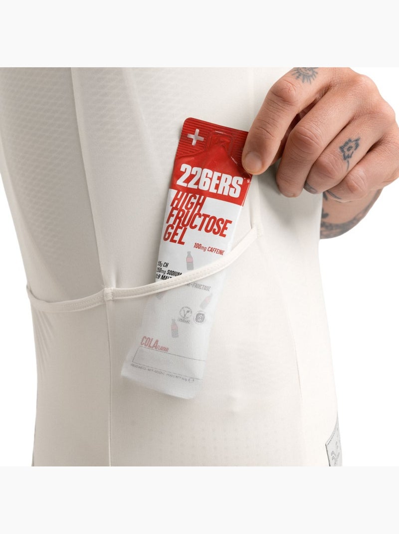 Camisola de ciclismo gravel de manga curta para homem Branco - Kiabi