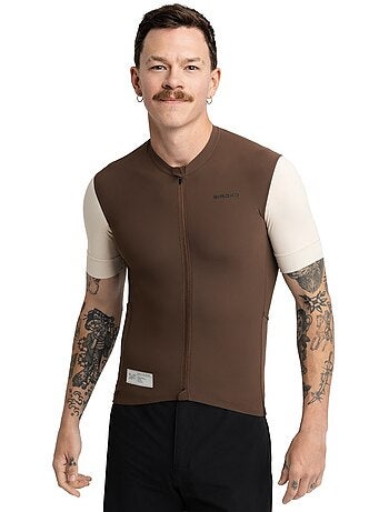 Camisola de ciclismo gravel de manga curta para homem