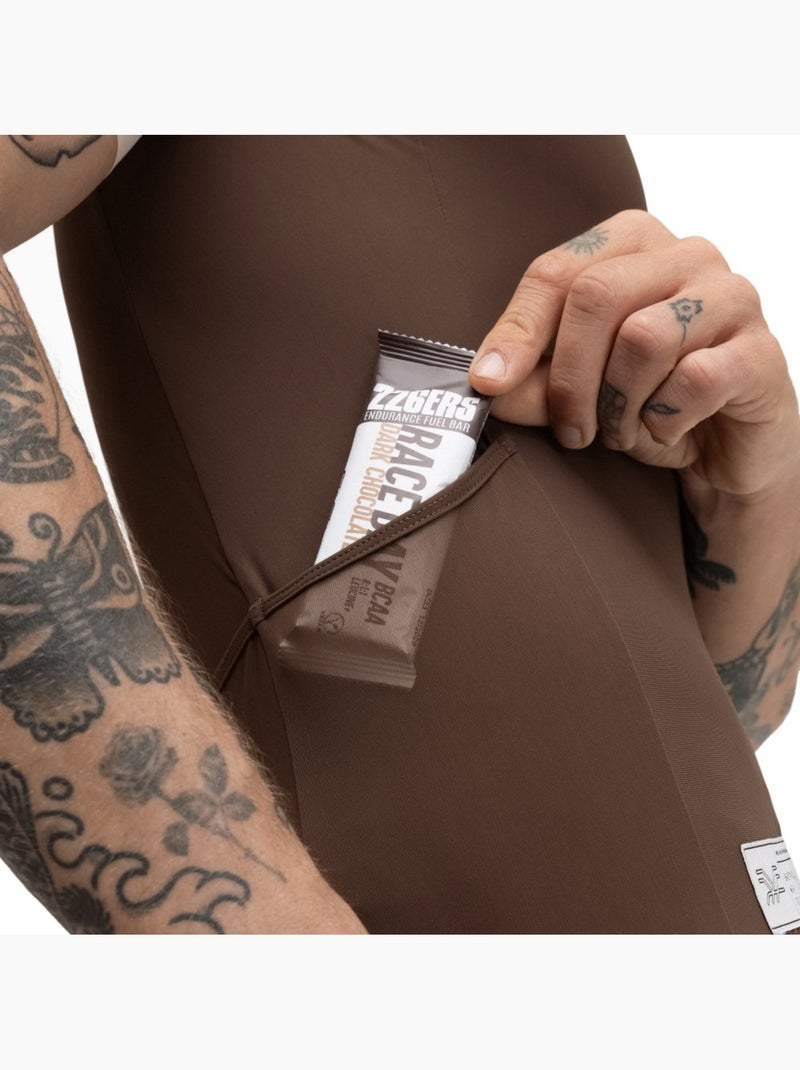 Camisola de ciclismo gravel de manga curta para homem Castanho - Kiabi