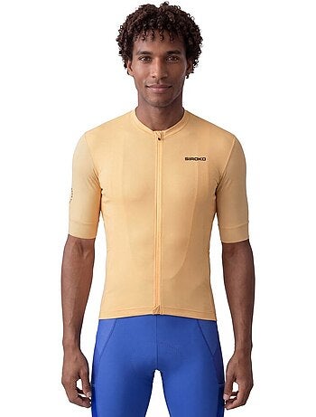 Camisola de ciclismo gravel de manga curta para homem