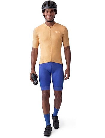 Camisola de ciclismo gravel de manga curta para homem