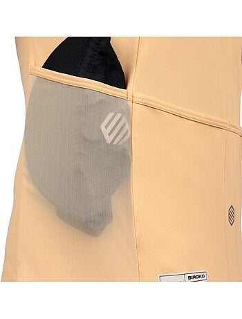 Camisola de ciclismo gravel de manga curta para homem
