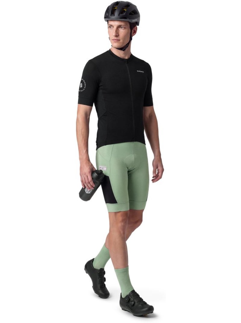 Camisola de ciclismo gravel de manga curta para homem Preto - Kiabi